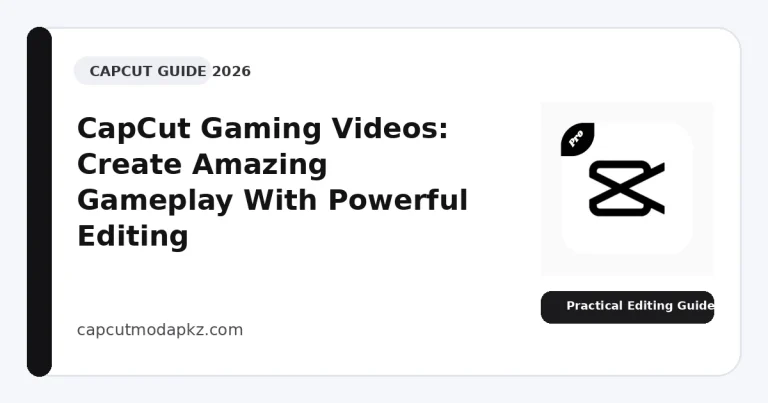 CapCut Gaming Videos: Create Amazing Gameplay With Powerful Editing