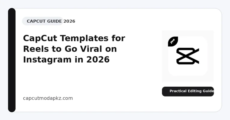 CapCut Templates for Reels to Go Viral on Instagram in 2026