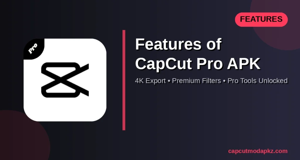 features-of-capcut-pro-apk
