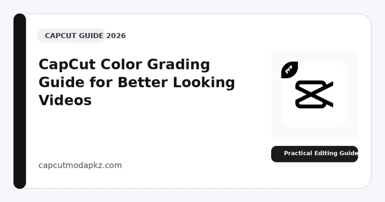CapCut Color Grading Guide for Better Looking Videos