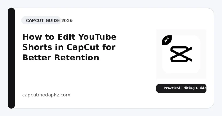 How to Edit YouTube Shorts in CapCut for Better Retention